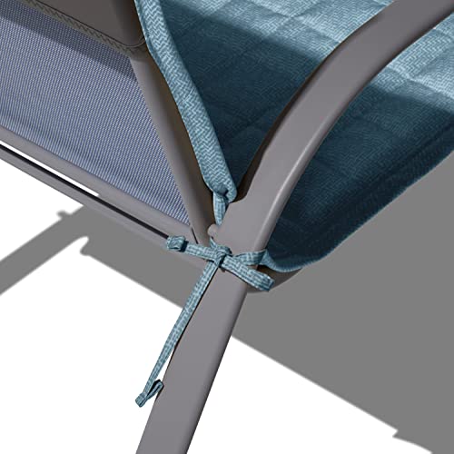 DUCKCOVERS Weekend Water-Resistant Patio Chair Slipcover, 45 x 20 Inch, Blue Shadow, Outdoor Chair Covers by Duck Covers - Image 3