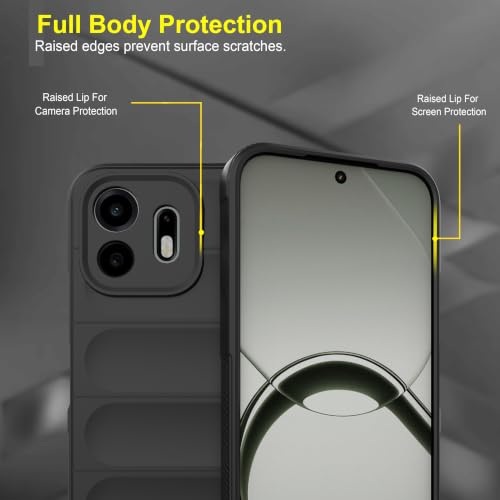 Image of Zapcase Back Case Cover for Oneplus N6 5G | Compatible for Oneplus N6 5G Back Cover | Liquid Silicon Magic Case with Camera Protection | Black