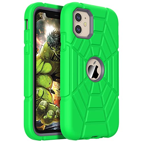 Coque iPhone 11 verte et grise le cadeau parfait pour enfants