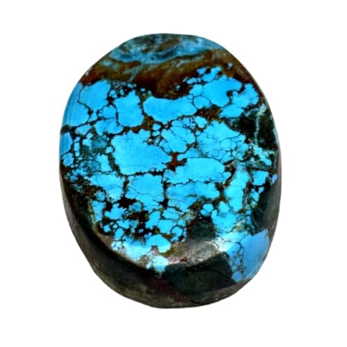 Turquoise naturelle cabochon 17,81 mm pour création de bijoux DIY