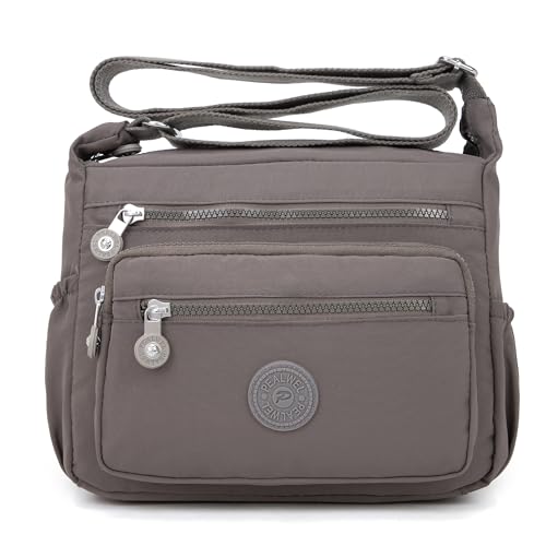 Image of Pealwel Women Shoulder Handbag Roomy Multiple Pockets Bag Ladies Crossbody Purse Tote Top Handle Satchel