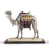 HECHA A MANO en España. LLADRÓ Figura Camello. Figura Camello (Belén) de Porcelana.