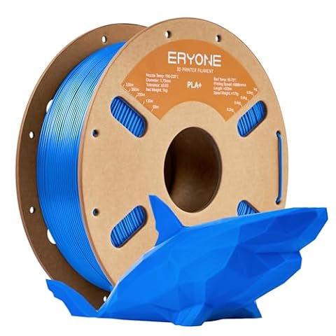 ERYONE Filament PLA+ 1.75 mm,3D Printing Filament PLA Plus for Most FDM 3D Printers,Dimensional Accuracy +/- 0.03 mm,1 kg (2.2 lbs) / Spool,Blue