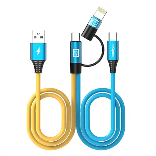 bonkyo Cable OTG 2-in-1 Smart Chip Live Cable Faster Charging Speed Audio/Data Transmission Suitable for Apple Android and Audio Mixers