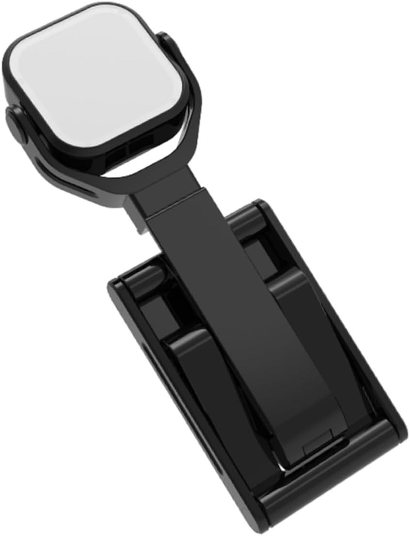 STOBOK Folding Fill Light Lamp for Makeup Portable Phone Holder Dimmable Brightness LED Beauty Light for Live Streaming for Creators