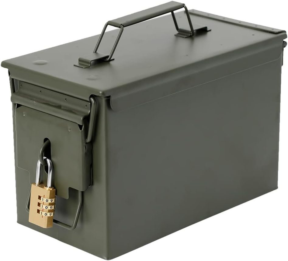 Chandelier Metal can Steel Box Military Safe Long-Term Valuable Storage Hole Lockable can Chandelier