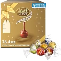 90-Count Lindt LINDOR Assorted Chocolate Candy Truffles Gift Box only $18.46-$21.54