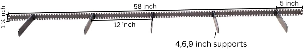 Floating Hollow Shelf Bracket-Sheppard Brackets-Sheppard System-Heavy Duty Floating Hollow Shelf Bracket-1 1/4 inch Backplate (58, 4 inches)