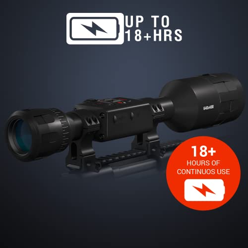 Atn Thor 4, Thermal Rifle Scope With Full Hd Video Rec, Wifi, Gps, Smooth Zoom And Smartphone Controlling Thru Ios Or Android Apps #TOP4