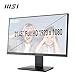 MSI PRO MP223 E2 21,45 Zoll Full HD Office Monitor - 1920x1080 Auflösung, 100Hz, Augenfreundlicher Bildschirm, neigungsverstellbar - HDMI 1.4b, DisplayPort 1.2a