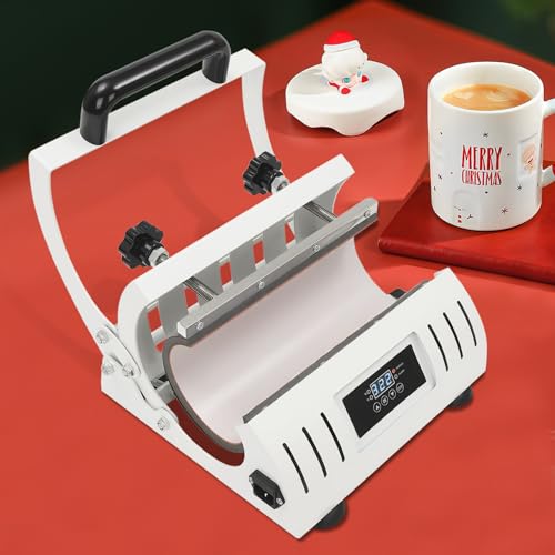 Prensa de calor para tazas 500W 110V blanco miniatura 3
