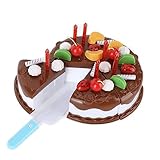 [ENSEMBLE DE JEU POLYVALENT] Laissez votre enfant libérer le chef pâtissier qui sommeille en lui avec cet ensemble de jouets de gâteau d'anniversaire à faire soi-même.