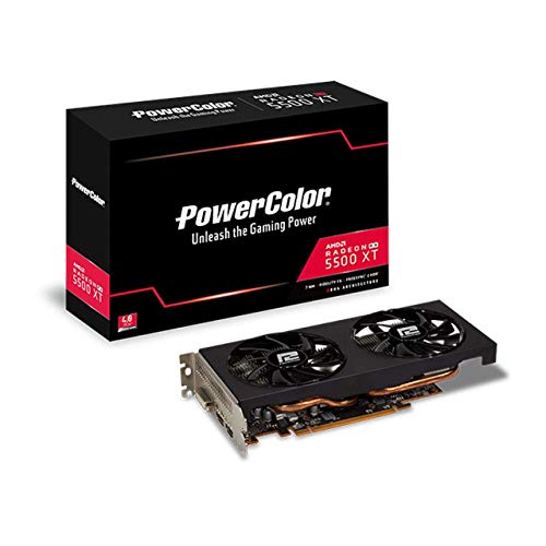 PowerColor AMD Radeon RX 5500 XT 8GB AXRX 5500XT 8GBD6-DH/OC (Renewed)