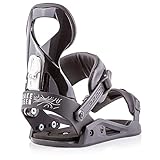 Schwarz Northwave Drake Königin Snowboard Bindings M