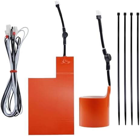 Battery Heater Pad & Oil Filter Heater Kit, Compatible with Generac- Battery Warmer Pad 7101 & Oil Heater Pad 7102,Battery and Oil Filter Heater Kit for Generac 9KW-22KW Cold Weather maintaince kit