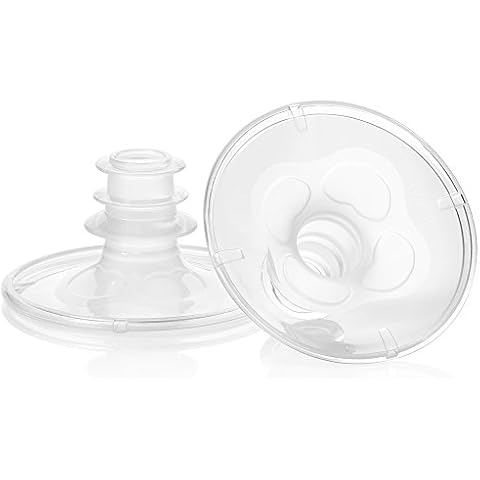 Evenflo Feeding 2 Piece AdvancedFit Flange System with Access to Instructional Video, X-Small, 21.0mm (Pack of 2) Cover