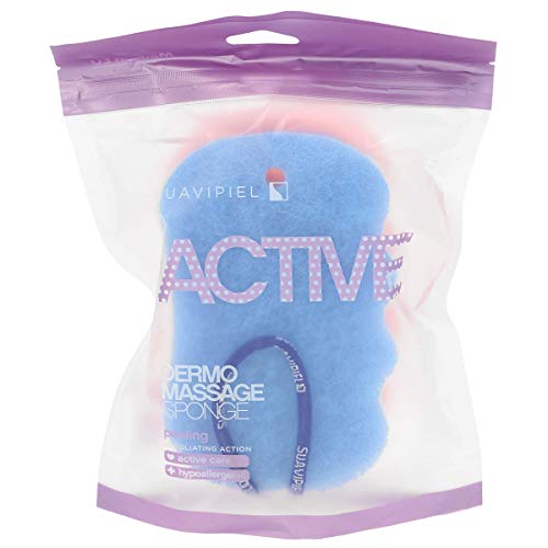 Suavipiel Esponja Baño, Color Azul y Rosa - 18 gr, 1