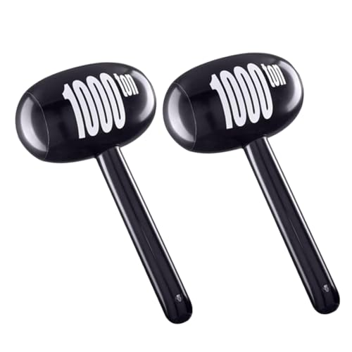 Milisten Interactive Inflatable Hammer Toy 2pcs Boys and Girls Hammer Toys Child Safe Material