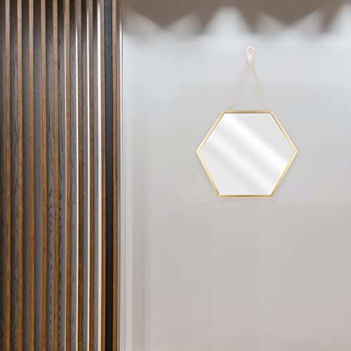 Miroir hexagonal Alipis pour illuminer une chambre à coucher - 4
