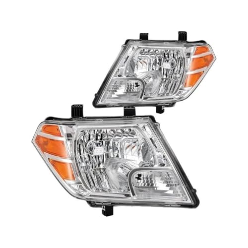 Phares Avant pour Nissan Frontier 2009-2021 Rénover Optiques Jaunies Paire
