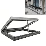 Lucernario sul tetto con sensori pioggia, lucernario per tetto piano inclinato, copertura ...