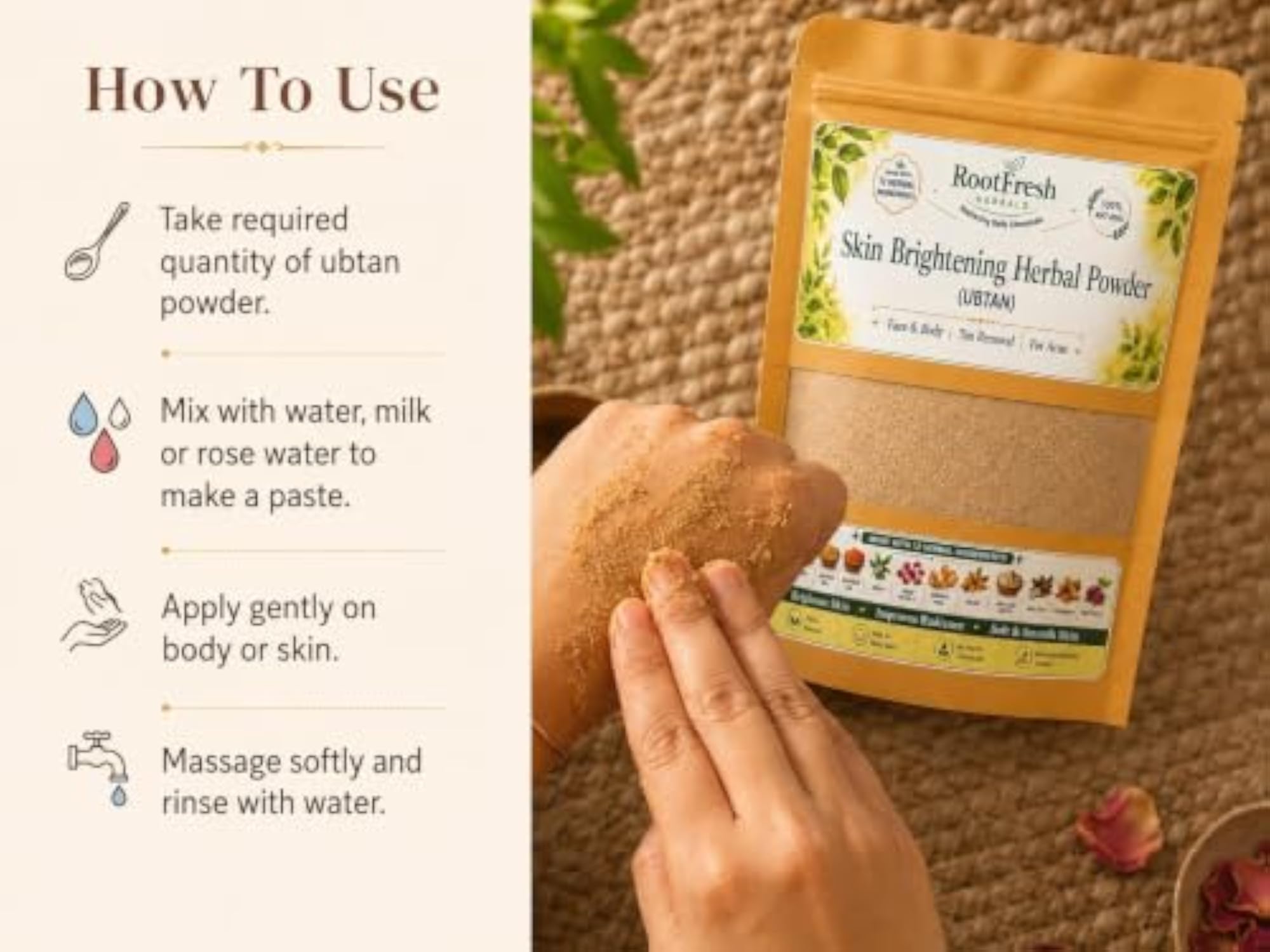 Bath Cleansing Powder for All Ages, 100% Natural Bath Powder