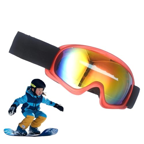 Kids Ski Goggles - UV Protection Ski Goggles Anti-Fog Snowboard Goggles,Soft Snow Goggles Skiing Goggles for Children Boys Girls Birthday Christmas