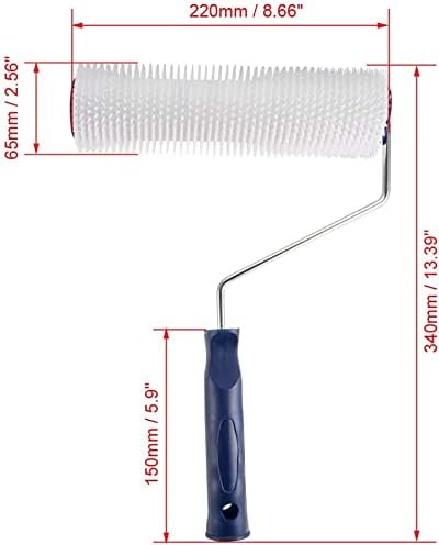 XYWHPGV 22cm Latex Floor Self Leveling Screed Spiked Roller, 11mm Teeth Height(49b75 b12c5 5315e 382cb 6922c 4c82a