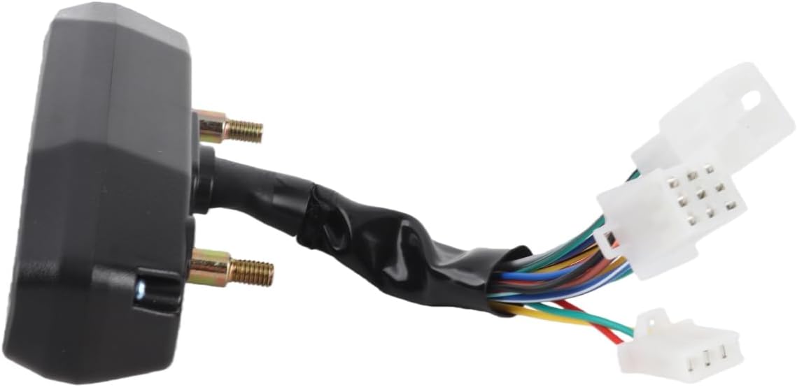 Detailed wiring diagram for the motorcycle LED display gauge