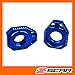 SCAR Achsenblöcke Achsblöcke kompatibel mit KTM EXC TPI EXCF 125 150 250 300 350 450 02-22 - Blau
