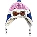 Hinzonek Cappello da Pilota per Bambini con Cappello da Aviatore in Peluche Caldo per Paraorecchie per Bambini da 2-5 Anni