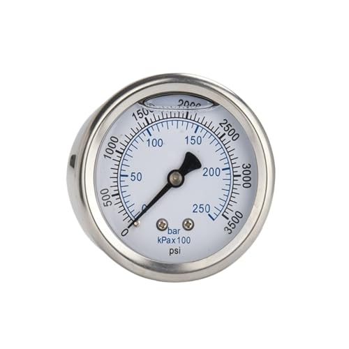 Manomètre haute pression robuste M14 0-25 MPa pour pompe de lavage