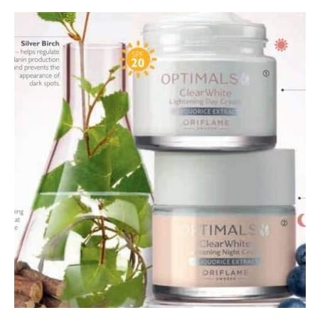 optimals clear white eye cream