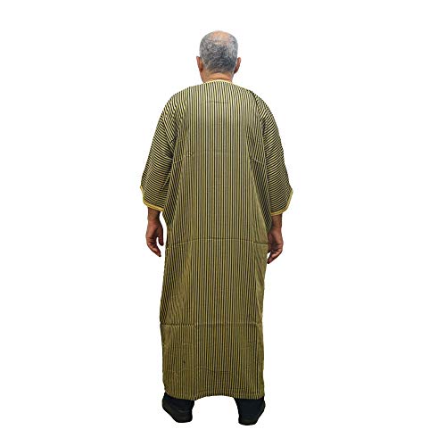 Chilaba djellaba para hombre ropa cómoda de verano para relajarse en casa 2