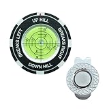 [Arena Leo] ゴルフ マーカー マグネット キャップクリップ付き 帽子用 グリーンマーカー (グリーン)