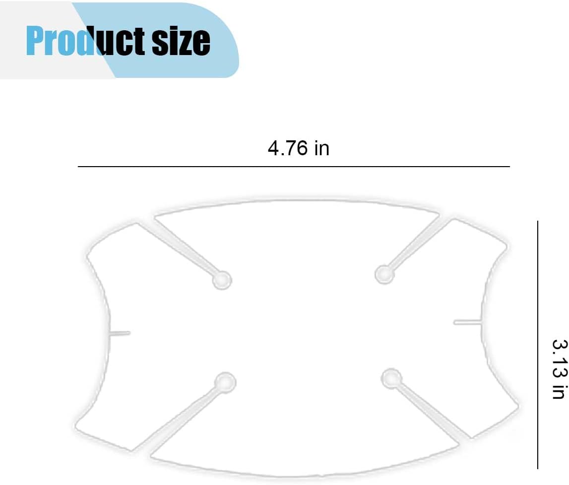 10PCS Transparent Car Door Handle Scratch Protector, TPU Invisible Protective Film, Car Door Bowl Guard Sticker, Paint Protection Sticker, Universal Car Handle Cup Sticker for Most Vehicles