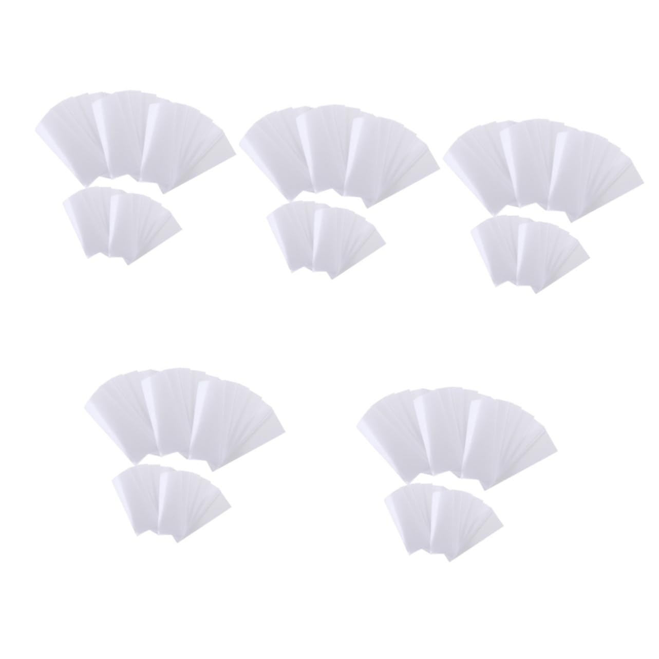 minkissy 5 szt. 5 papieru woskowego do usuwania włosów papier woskowy do depilacji skóry ciała pasek wosk do twarzy narzędzie do usuwania włosów na twarzy papier do woskowania ciała paski woskowe