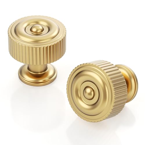 Asidrama 10 Pack Champagne Bronze Cabinet Knobs Kitchen Drawer Champagne Cabinet Pulls Zinc Hardware for Bathroom Dresser by Asidrama - Used condition - US$19.81