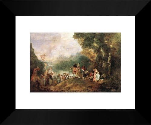 The Embarkation for Cythera 15x18 Framed Art Print by Watteau, Jean Antoine