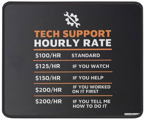 CheekyChess Tech Support Mouse Pad 9.5