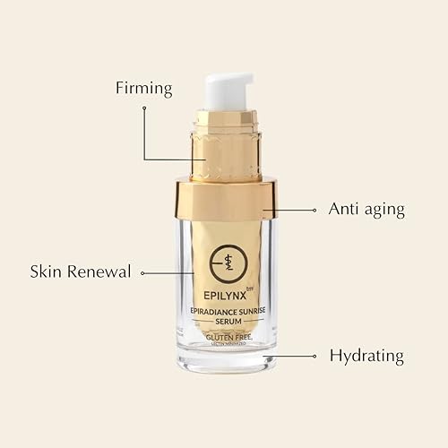 Miniatura 2 de EpiRadiance Sunrise Morning Face Serum vegano sin alérgenos para pieles sensibles, fórmula antienvejecimiento, reafirmante y brillante, niacinamida