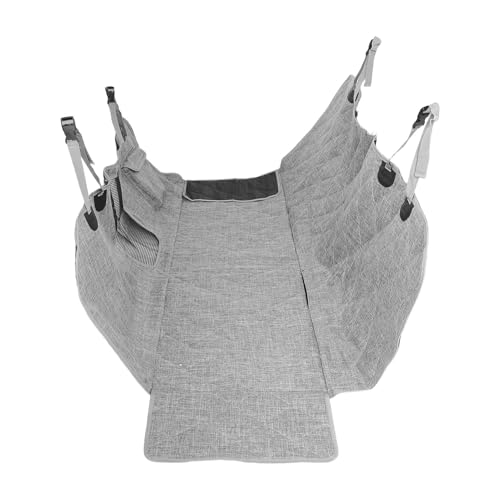 Housse de siège auto pour chien Alasum, hamac imperméable gris pour protection arrière de voiture