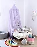 OldPAPA Bed Canopy for Girls, Elegant Princess Canopy for Girls Kids Baby Bed, Fairy Crib Canopy Nee