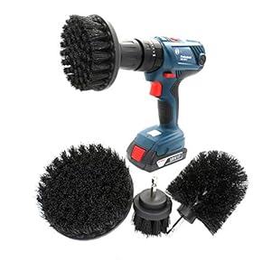 JOMSK Bevestigingsset voor boorborstels borstel reinigingsbenodigdheden borstel prestatie-scrubber multi-purpose kit…