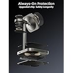 [Qi2 Certified ] LULULOOK 3 in 1 Charging Station with MagSafe, 15W Wireless Charger Stand Magnetic Foldable Charger for iPhone16/15/14/13/12 Series, AirPods Pro/3/4, Apple Watch with 30W PD Adapter - Image 5