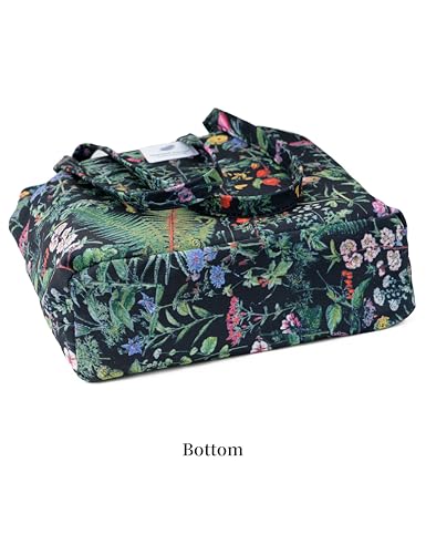 Image of TOPASION Cute Corduroy Tote Bag Canvas Shoulder Handbags for Women Travel Shopping