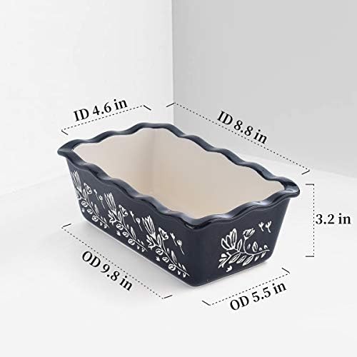 Wisenvoy Loaf Pan Bread Pan Ceramic loaf pans for baking Porcelain Baking Pans Nonstick Bread Pans for Baking - Thumbnail 4