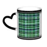 Effet magique réactif à la chaleur : l'état froid est noir élégant ; versez des boissons chaudes pour révéler un motif vif. Tasse thermique unique en céramique sensible qui apporte du plaisir à siroter au quotidien