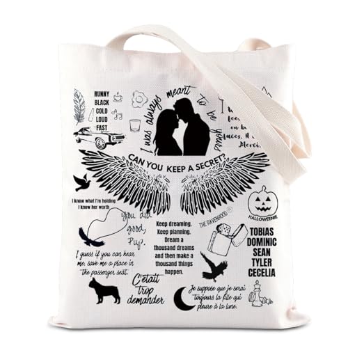 Sac à main Ravenhood Inspire en toile noire pour les passionnés de lecture