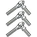 Speedway Motors Steel 3/8 Inch RH Male Heim Joint Rod Ends with Stud ? 3 Pack